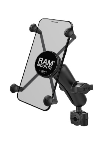 RAM® X-Grip® Large Phone Mount with TorqueT Small Rail Base - Medium Arm