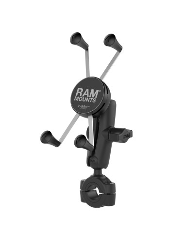 RAM® X-Grip® Large Phone Mount with TorqueT Medium Rail Base Medium Arm