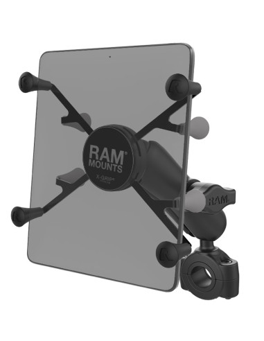 RAM® X-Grip® with RAM® TorqueT Medium Rail Base for 7"-8" Tablets