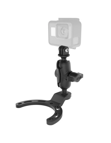 RAM® Small Gas Tank Mount with Universal Action Camera Adapter