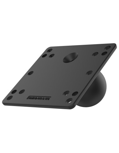 RAM® 100x100mm VESA Plate with Ball - D Size No Spacers