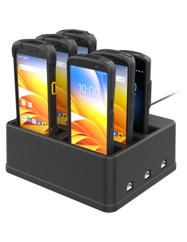 GDS® 6-Port Power + RJ45 Dock for Handhelds with IntelliSkin®