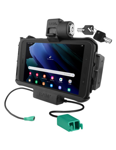 RAM® Locking Modular Power + Dual USB Dock for Tab Active5 & 3