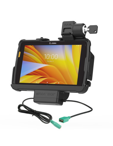 Locking RAM® Tough-DockT Power + Data for Zebra ET4x 8" Tablet