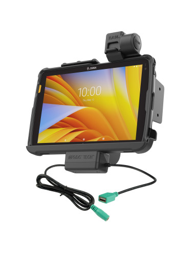 RAM® Tough-DockT Power + Data with Latch for Zebra ET4x 10" Tablet