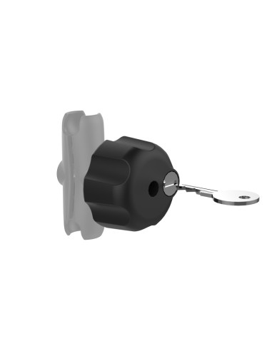 RAM® Key Lock Knob with Steel Insert for B Size Socket Arms