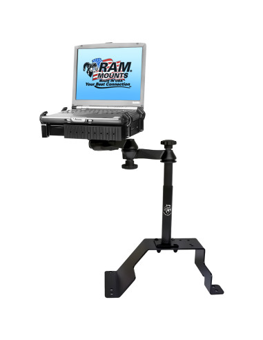 RAM® No-DrillT Laptop Mount for 90-95 Chevy Caprice + More