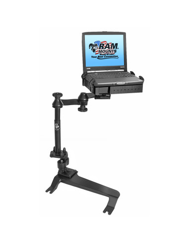 RAM® Laptop Mount with Adjust-A-PoleT for 00-06 Chevy Trucks + More