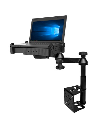 RAM® Vertical 5" Offset Drill-Down Laptop Mount