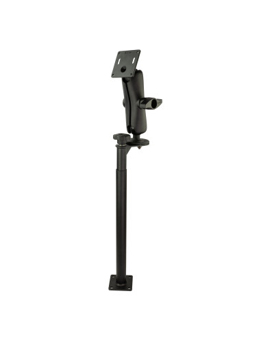 RAM® Tele-PoleT with 12" & 18" Poles and 75mm VESA Mount