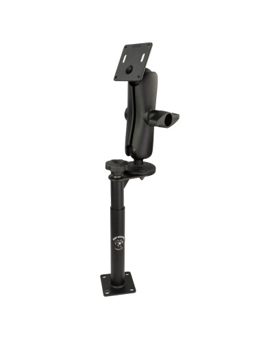 RAM® Tele-PoleT with 8" & 9" Poles and 75mm VESA Mount