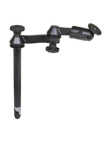 RAM® 12" Upper Pole with Double Swing Arms & Round Plate