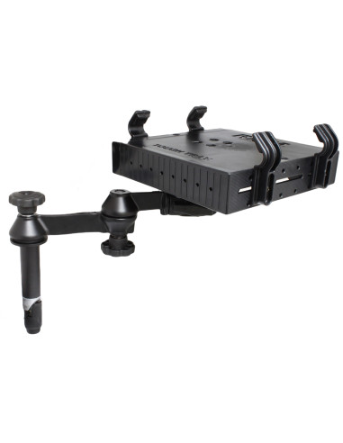 RAM® Tough-TrayT with Double Swing Arms and 4" Upper Pole