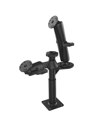 RAM® Tele-PoleT with 4" & 5" Poles and Double Ball Mount