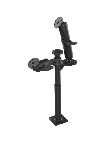 RAM® Tele-PoleT with 8" & 9" Poles and Double Ball Mount