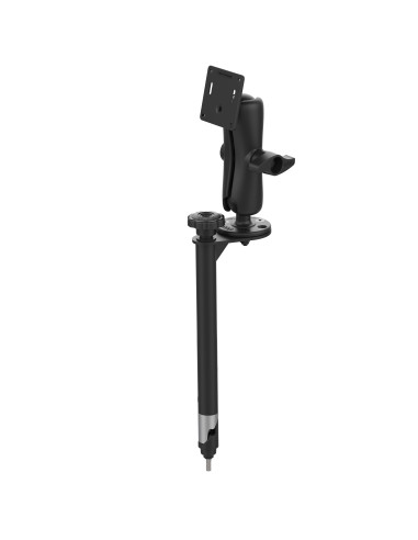 RAM® 12" Upper Flange Pole with D Size 75x75mm VESA Mount