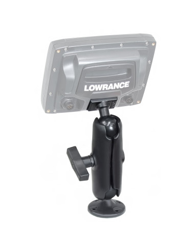 RAM® Composite Double Ball Mount for Lowrance Elite-5, Mark-5 + More