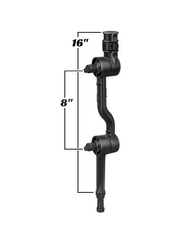 RAM® Adapt-A-PostT with Adjustable 16" Extension Arm