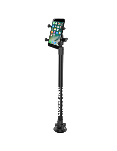 RAM® X-Grip® Phone Mount with RAM® Twist-LockT Suction Base & 18" Pole