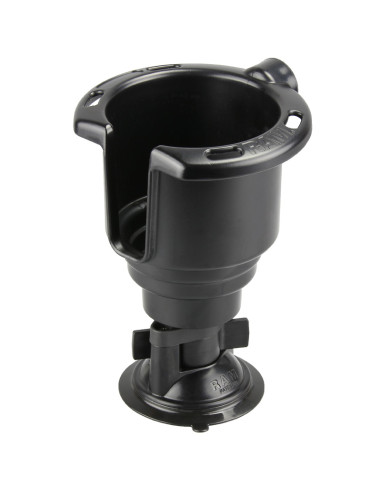 RAM® Twist-LockT Suction Cup with Drink Cup Holder