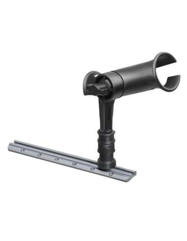 RAM® Tube Jr.T Rod Holder with RAM® Adapt-A-PostT Track Base - 4" Post