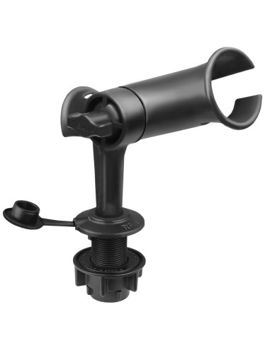 RAM® Tube Jr.T Rod Holder with Round Flush Base