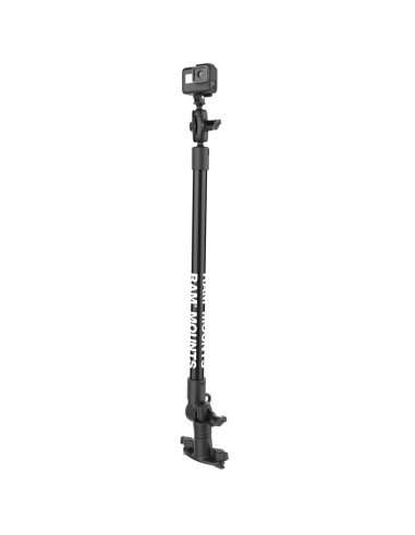 RAM® Tough-PoleT 24" Camera Mount with Single Pipe & Dual Track Base