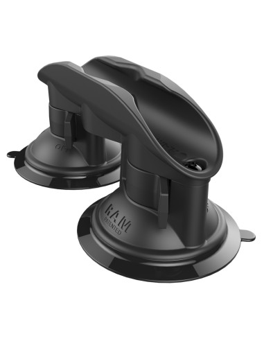 RAM® Tough-ClipT Paddle Cradle with Double RAM® Twist-LockT Suction Cup