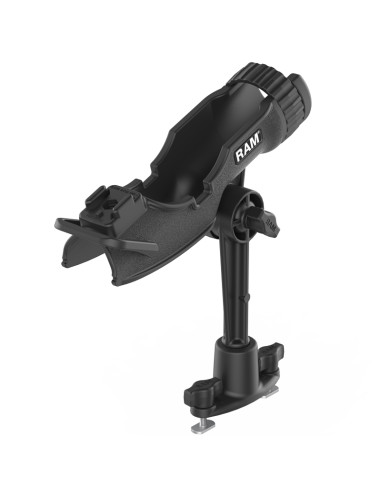 RAM ROD® HD Fishing Rod Holder with 6" Spline Post and Dual Track Base