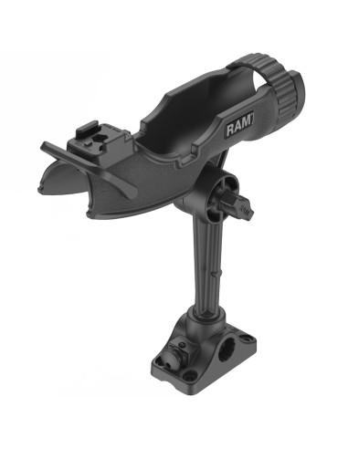 RAM ROD® HD Fishing Rod Holder with Bulkhead/Flat Surface Base