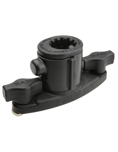 RAM® Universal Adapt-A-PostT Dual T-Bolt Track Base