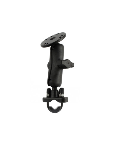 RAM® Handlebar U-Bolt Composite Double Ball Mount with Round Plate