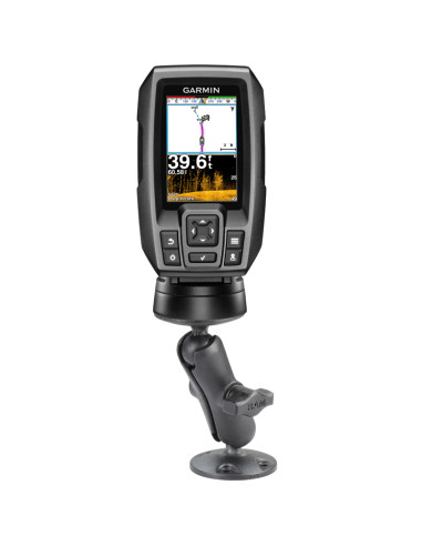 RAM® Composite Double Ball Mount with Hardware for Garmin Striker + More