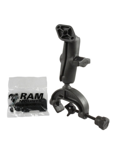 RAM® Composite Yoke Clamp Mount with Diamond Plate - Medium