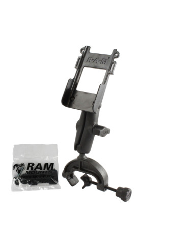 RAM® Composite Yoke Clamp Mount with Universal Belt Clip Cradle