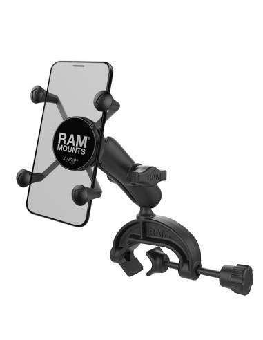 RAM® X-Grip® Phone Mount with Composite Yoke Clamp Base