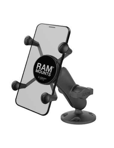 RAM® X-Grip® High-Strength Composite Phone Mount with Drill-Down Base