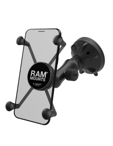 RAM® X-Grip® Large Phone Mount with Low-Profile Suction Base