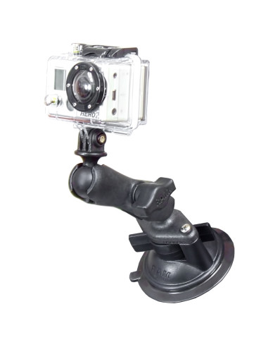 RAM® Twist-LockT Composite Suction Mount with Action Camera Adapter