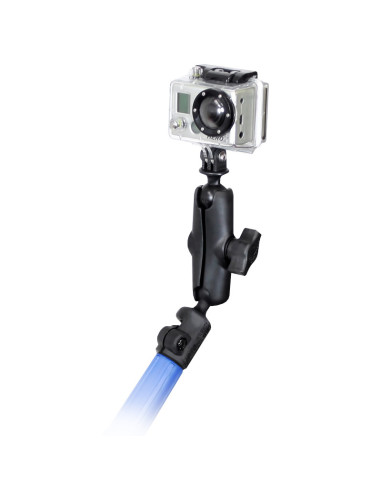 RAM® Tele-MountT Pole Adapter Mount with Action Camera Adapter