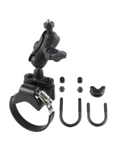 RAM® ATV/UTV Composite Rail Mount with 1/4"-20 Threaded Camera Adapter