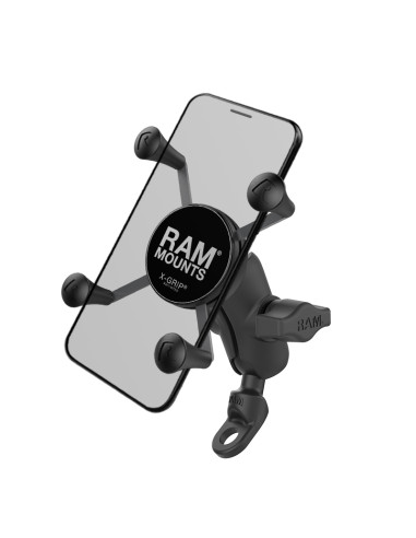 RAM® X-Grip® Phone Mount with 9mm Angled Bolt Head Adapter - Composite