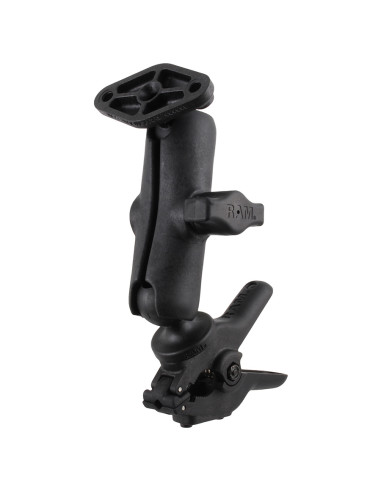 RAM® Tough-ClampT Small Double Ball mount with Diamond Plate