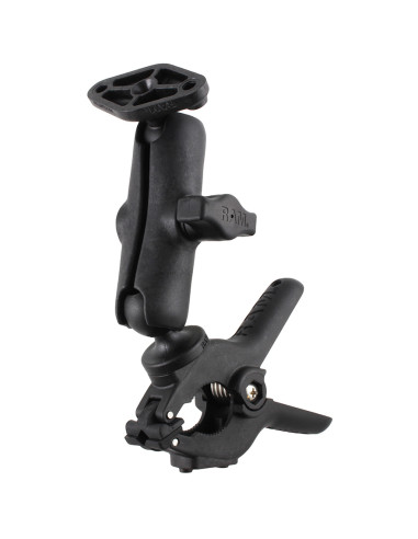 RAM® Tough-ClampT Large Double Ball mount with Diamond Plate