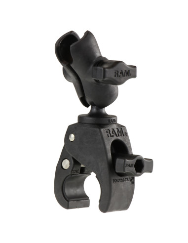 RAM® Tough-ClawT Small Clamp Base with Double Socket Arm - Short