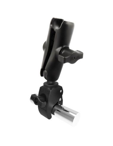 RAM® Tough-ClawT Small Clamp Base with Double Socket Arm - Medium