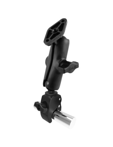 RAM® Tough-ClawT Small Clamp Mount with Composite Diamond Plate