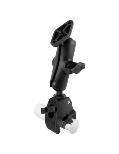 RAM® Tough-ClawT Medium Clamp Mount with Composite Diamond Plate