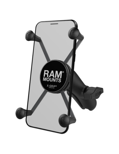 RAM® X-Grip® Large Phone Mount with Composite Double Socket Arm