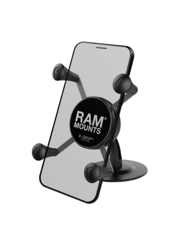 RAM® X-Grip® Phone Holder with Lil BuddyT Adhesive Dash Mount